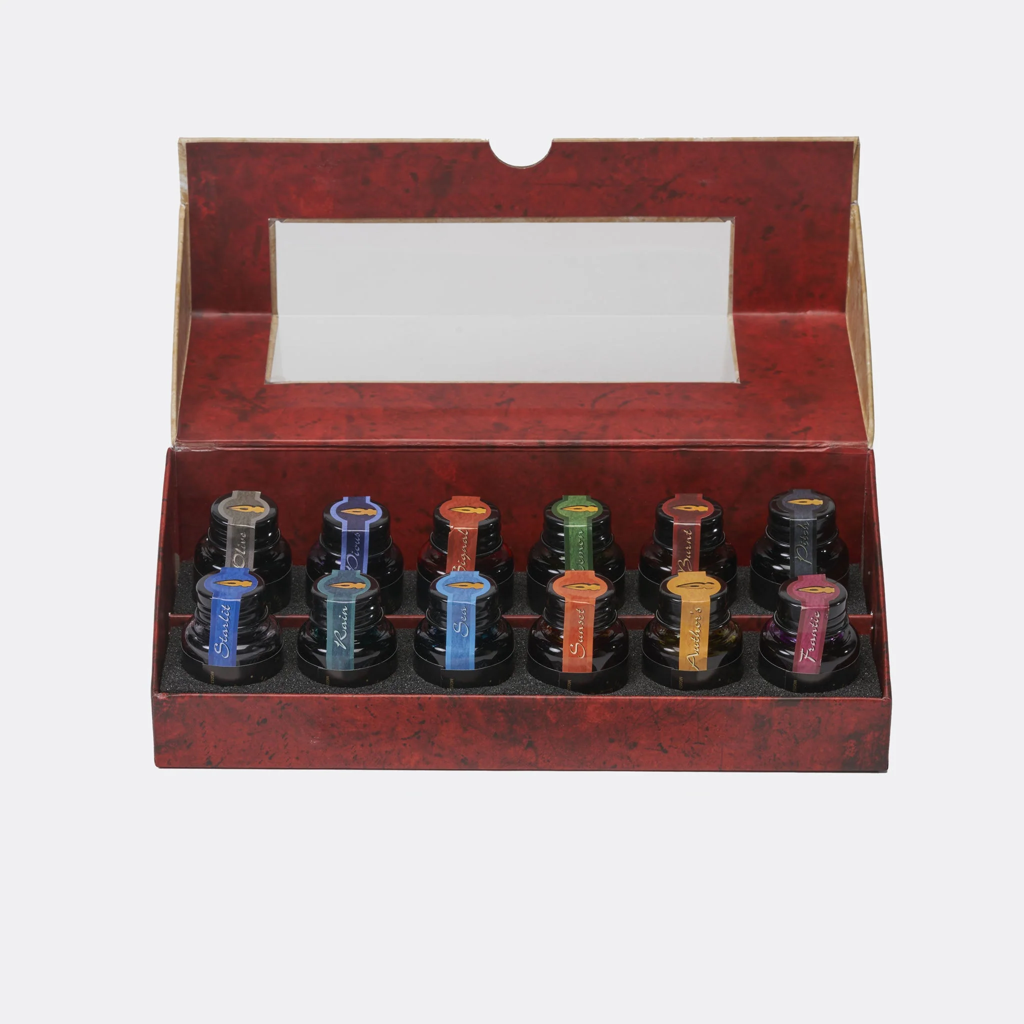 12-Bottle Color Ink for Quill Set