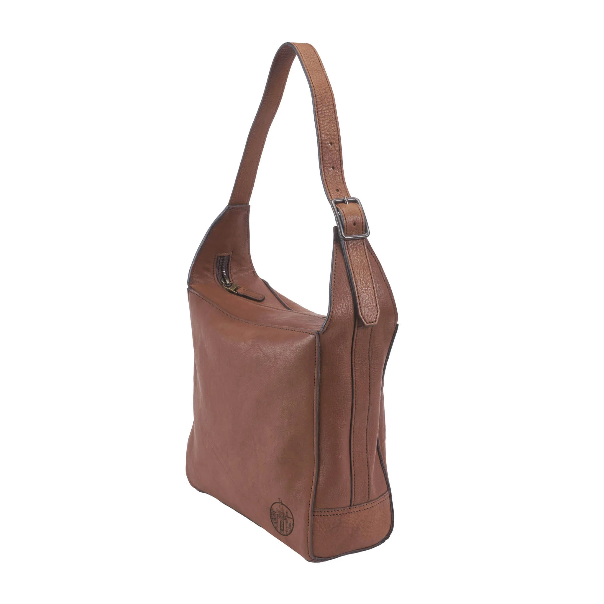 Biltmore® Grown Umber Leather Satchel - Image 2