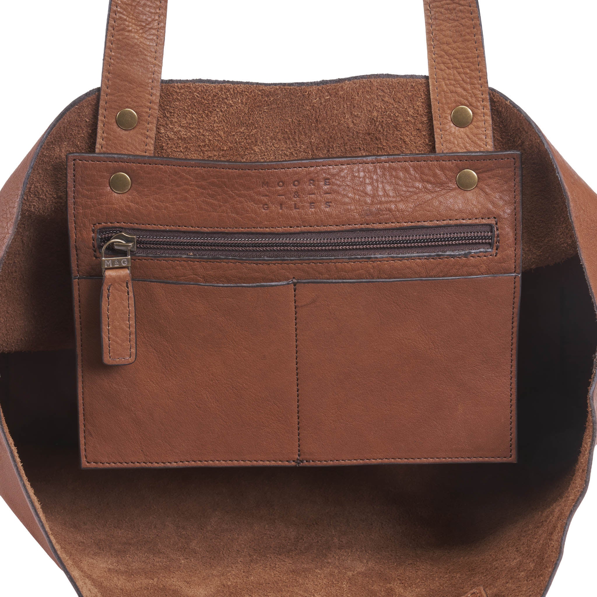 Biltmore® Grown Umber Leather Tote - Image 2