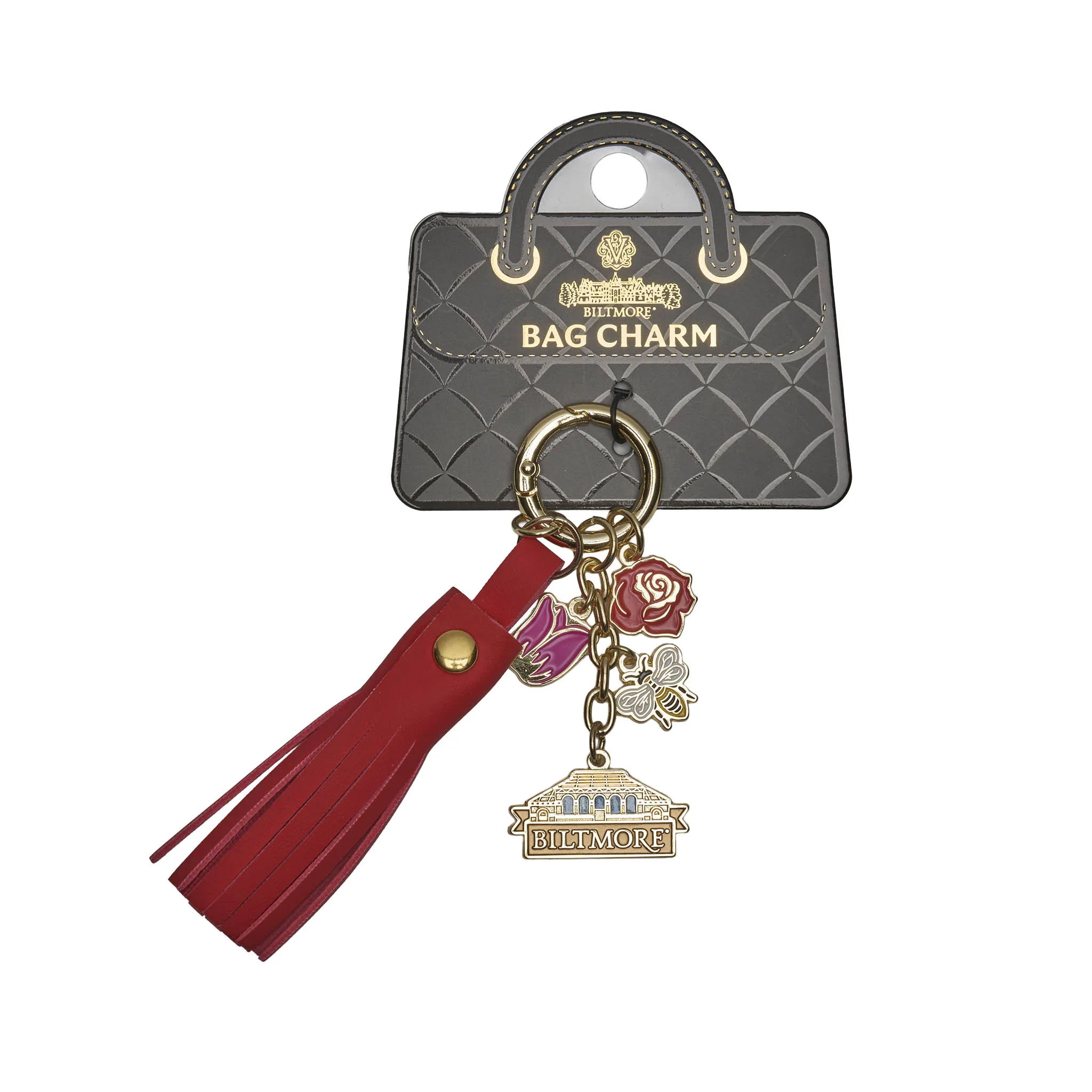 Biltmore Blooms Tassel Bag Charm
