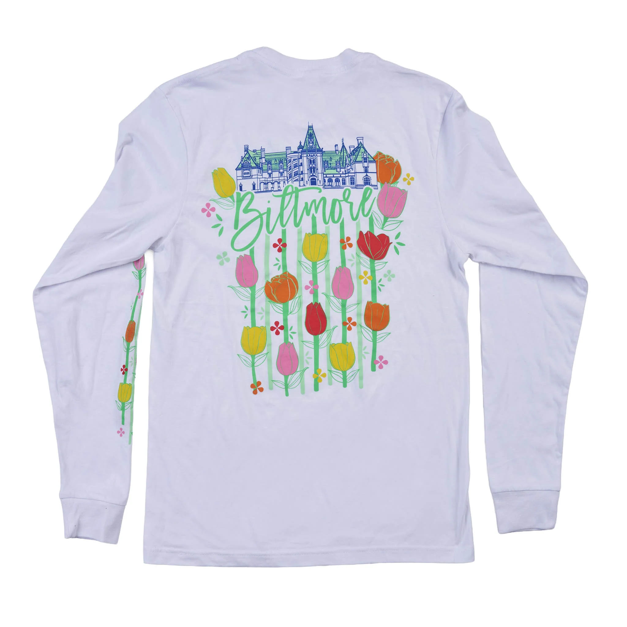 Biltmore Blooms Tulip Garden Long Sleeve T-Shirt - Image 2