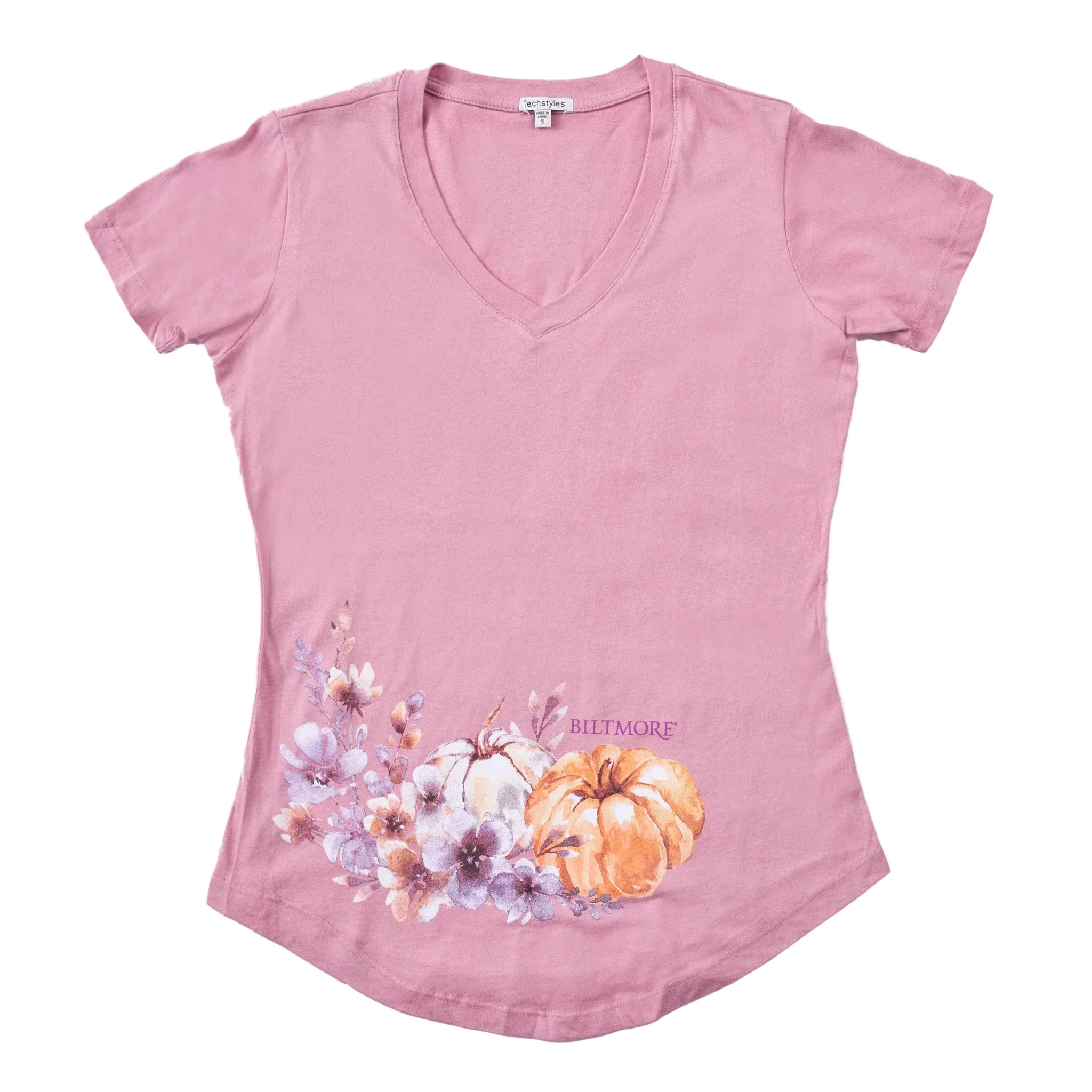 Biltmore Harvest Blooms V-Neck T-Shirt