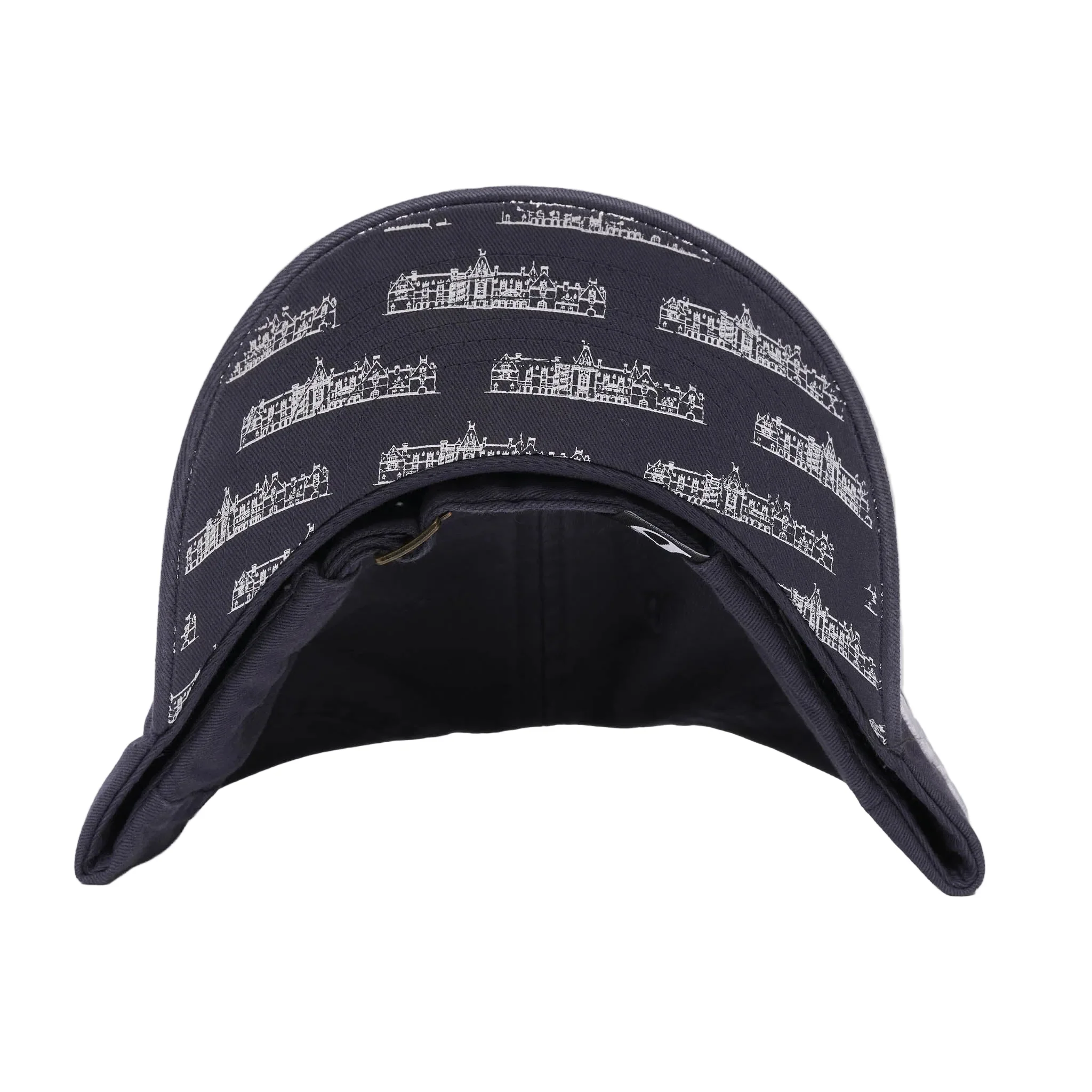 Biltmore Hat – Navy Blue, White Script - Image 3