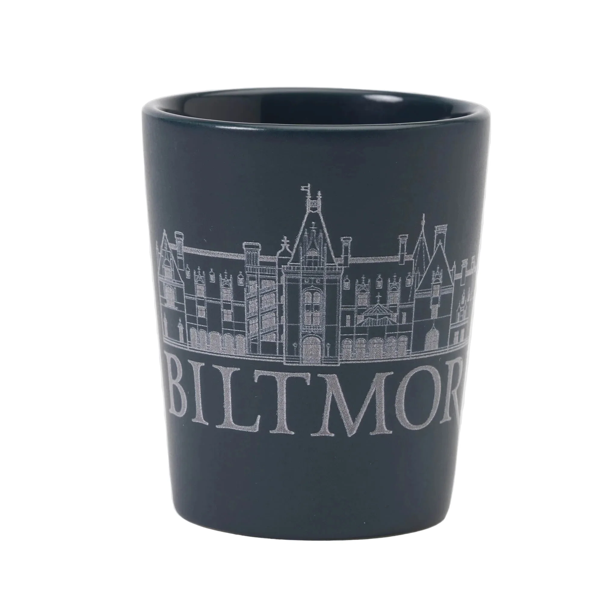 Biltmore House Ceramic Shot Glass – Blue