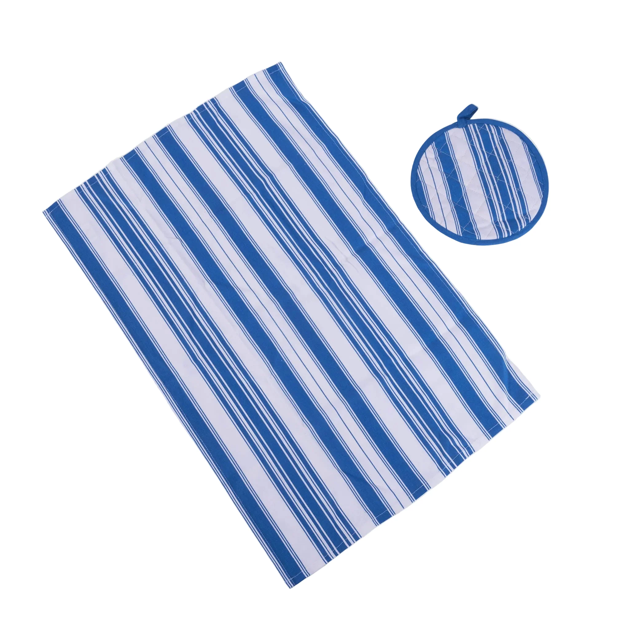 Biltmore House Potholder & Tea Towel Set – Blue - Image 2