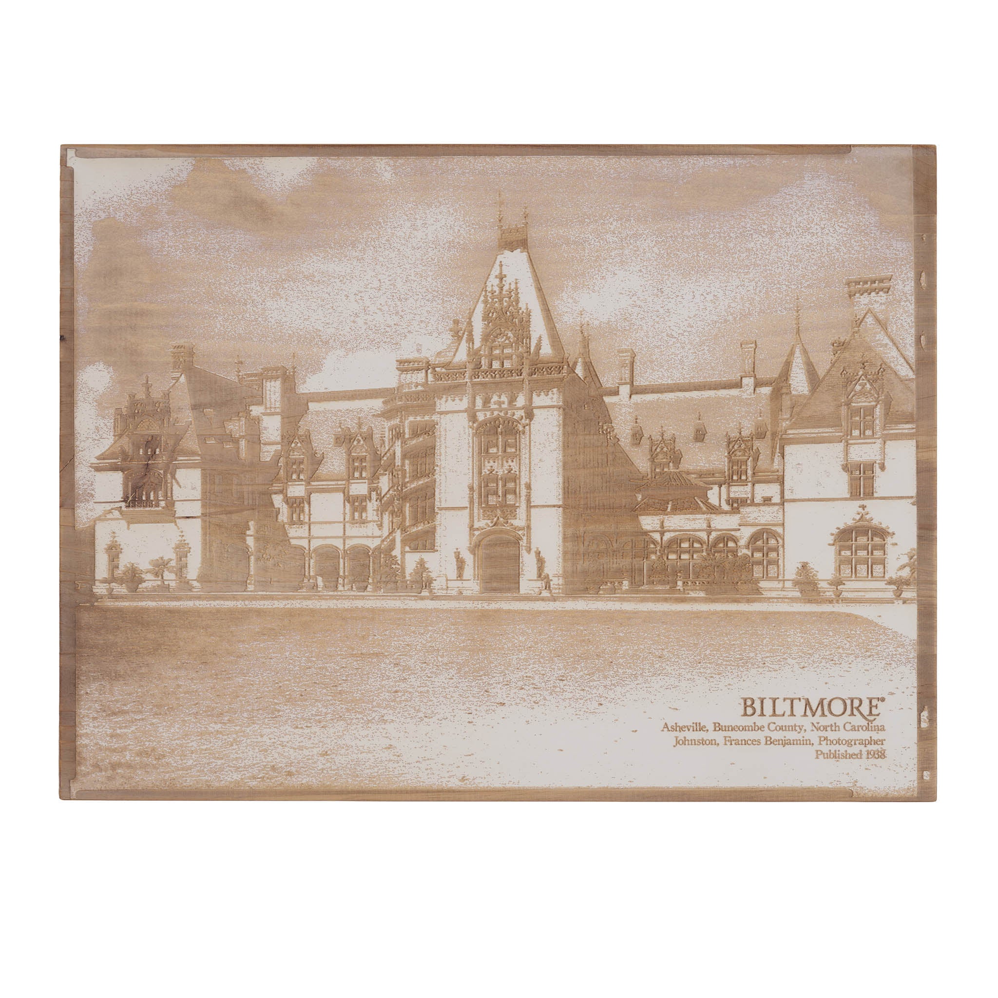 Biltmore House Wood Print – 1938
