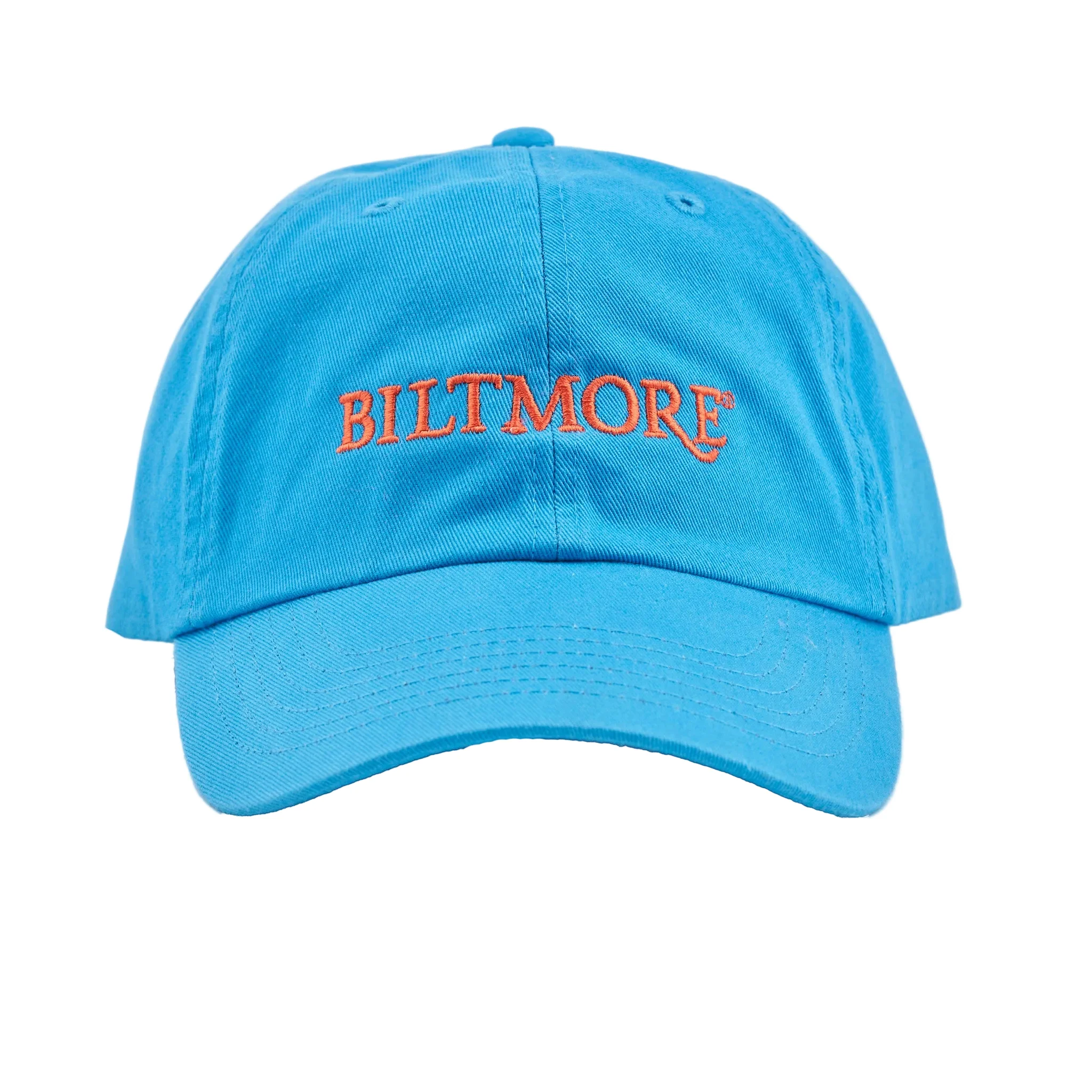 Biltmore Logo Hat – Blue with Orange - Image 2