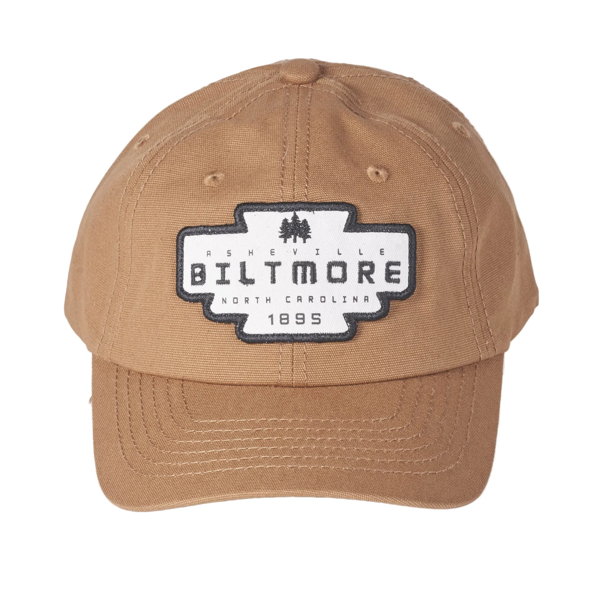 Biltmore Pine Tree Badge Hat – Tan, Brown, White