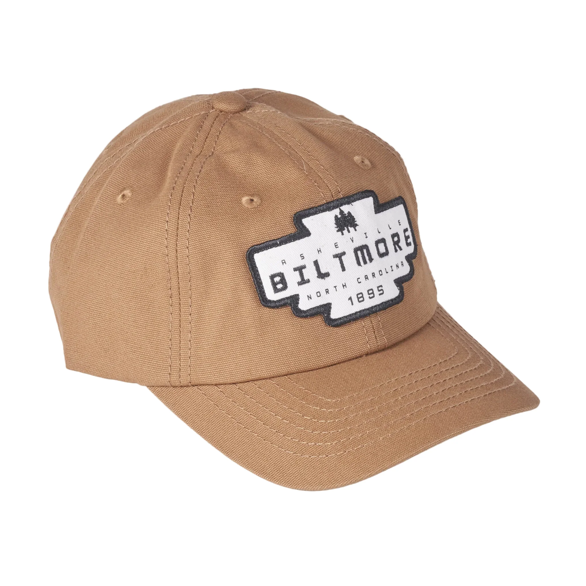 Biltmore Pine Tree Badge Hat – Tan, Brown, White - Image 2