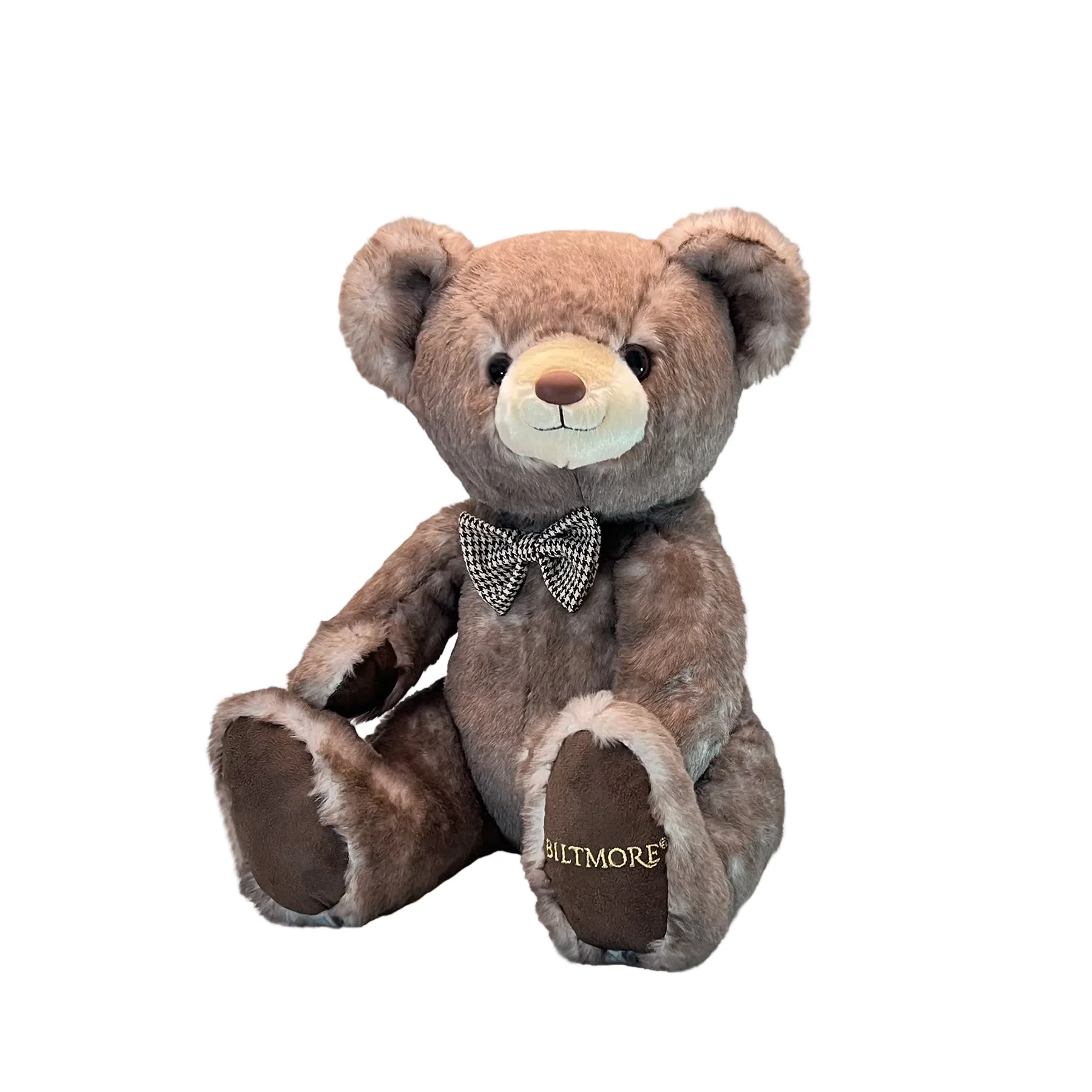 Biltmore Plush – Cuddly Brown Teddy Bear with Bow Tie