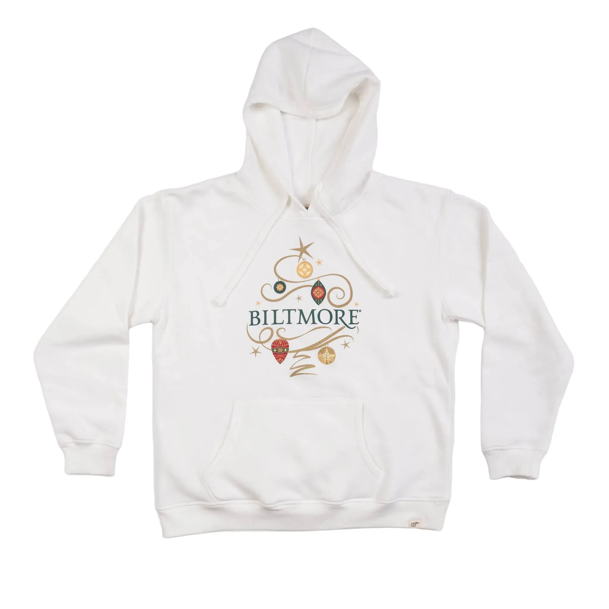 Christmas at Biltmore Fleece Hoodie in Ivory
