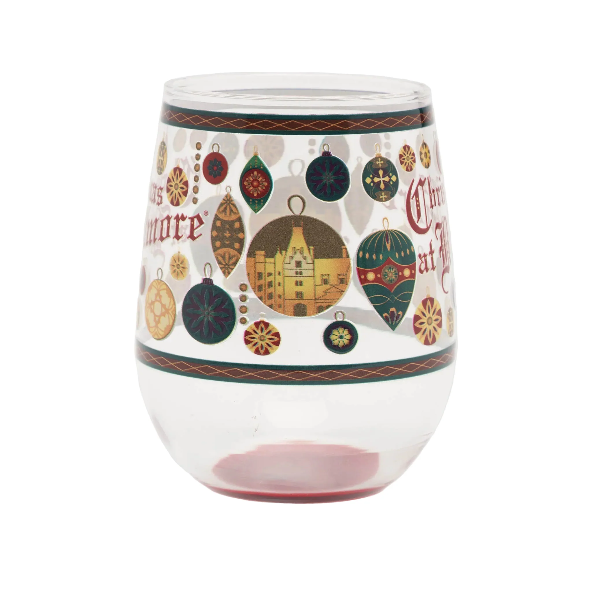 Christmas at Biltmore Stemless Wine Glass - Image 2