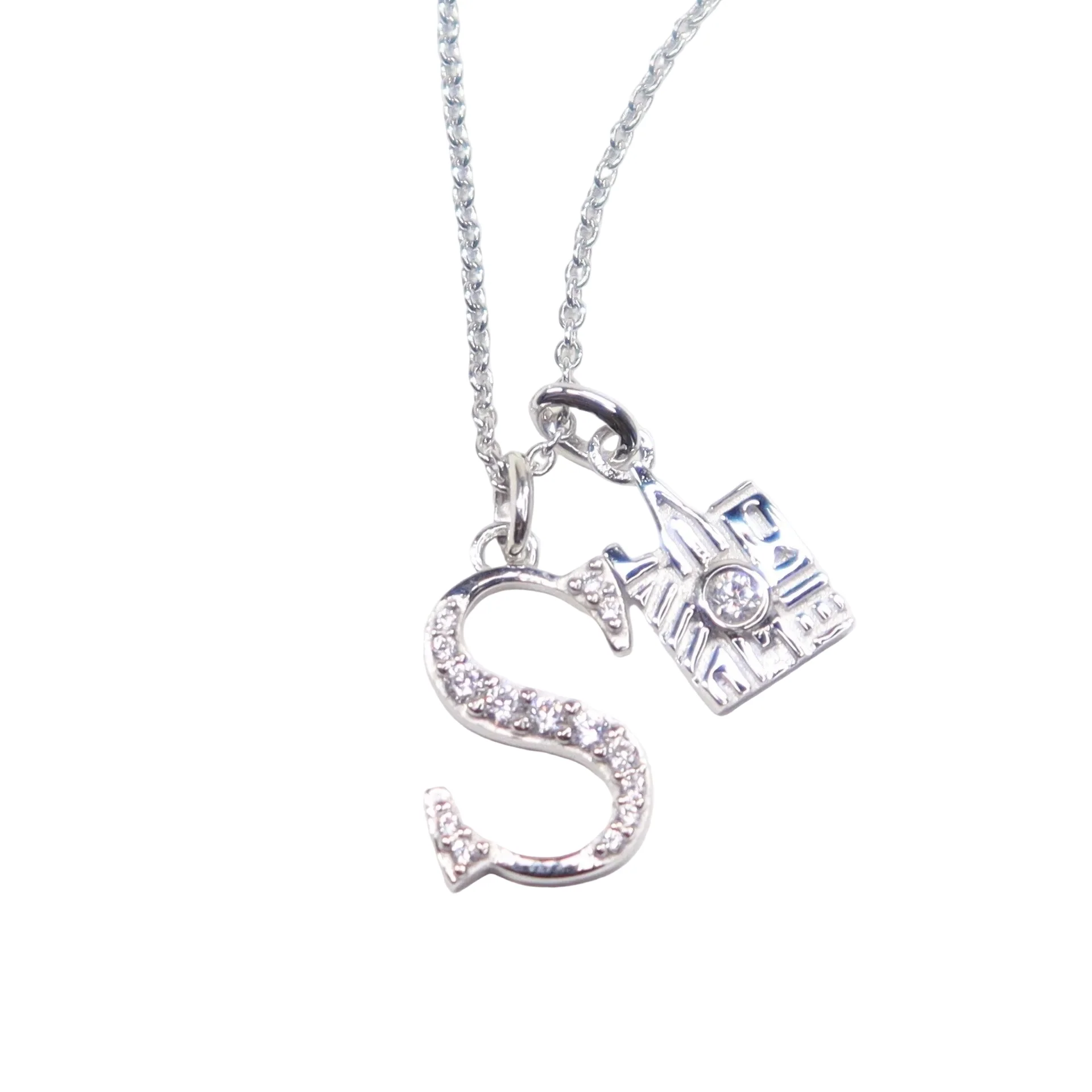 CRISLU Sparkling Initial S Charm