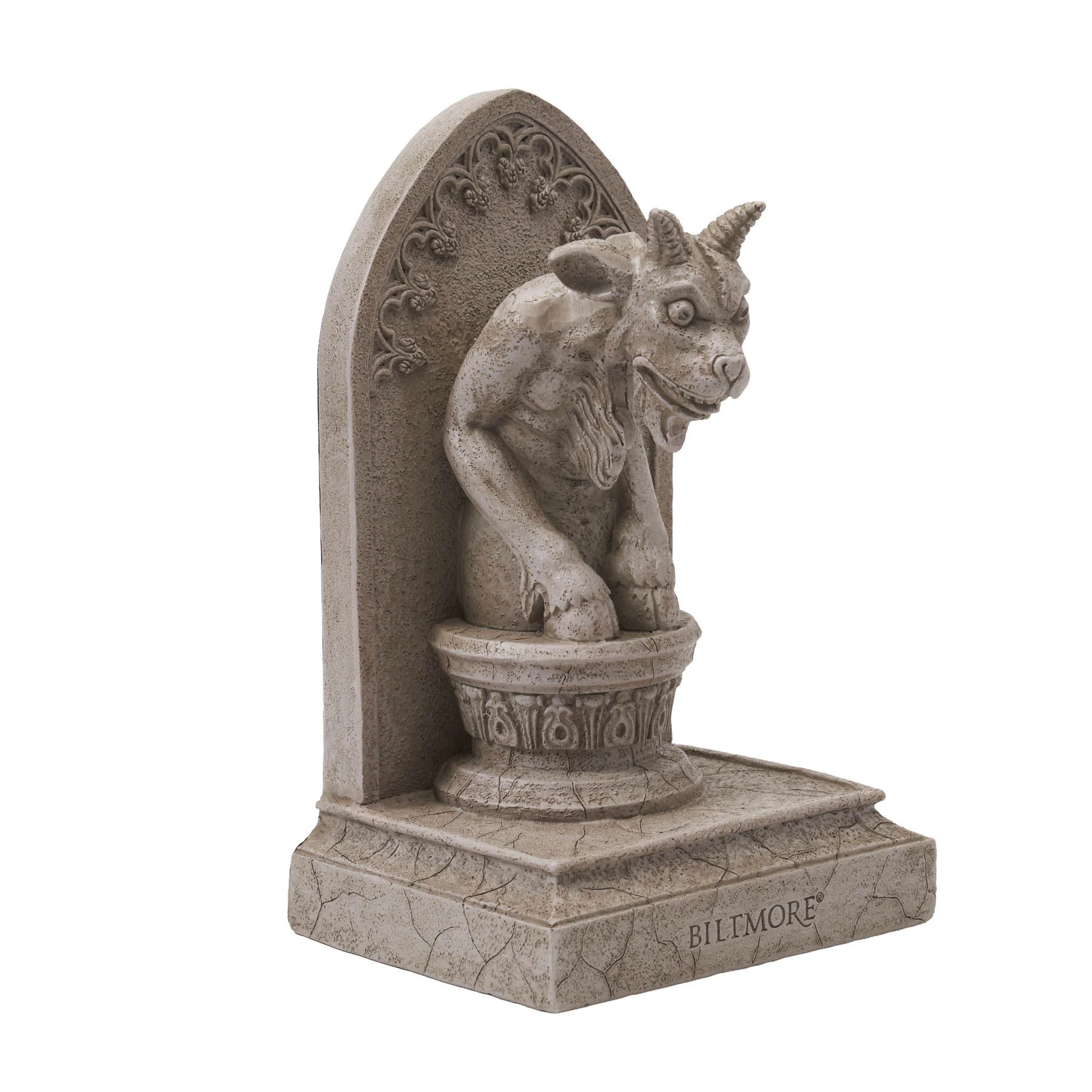 Horned Guardian Concrete Bookend - Image 2