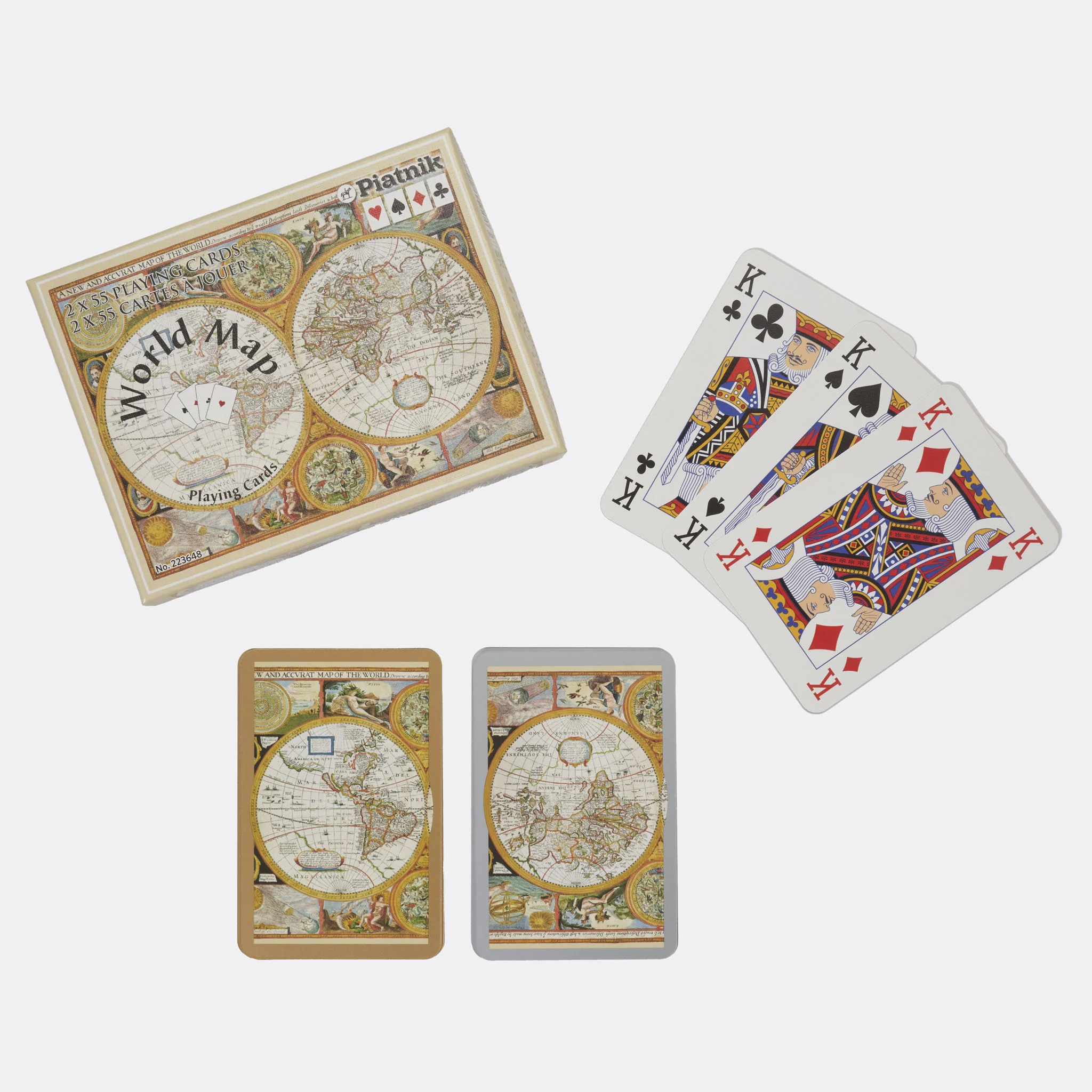Old World Map Playing Cards - Image 2