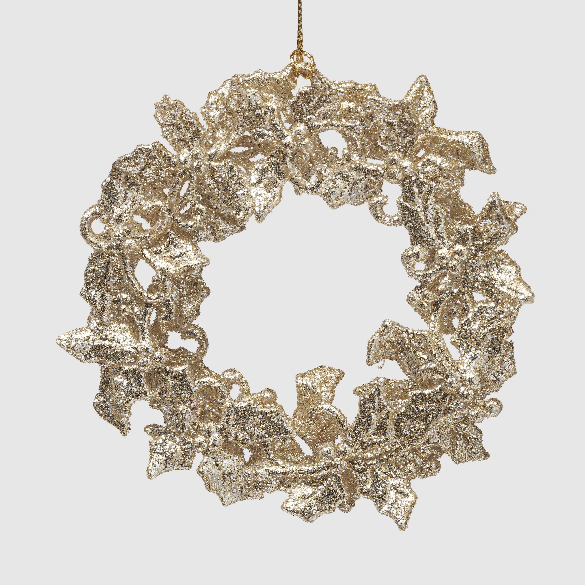 Golden Wreath Ornament – Inspired by the Oak Sitting Room