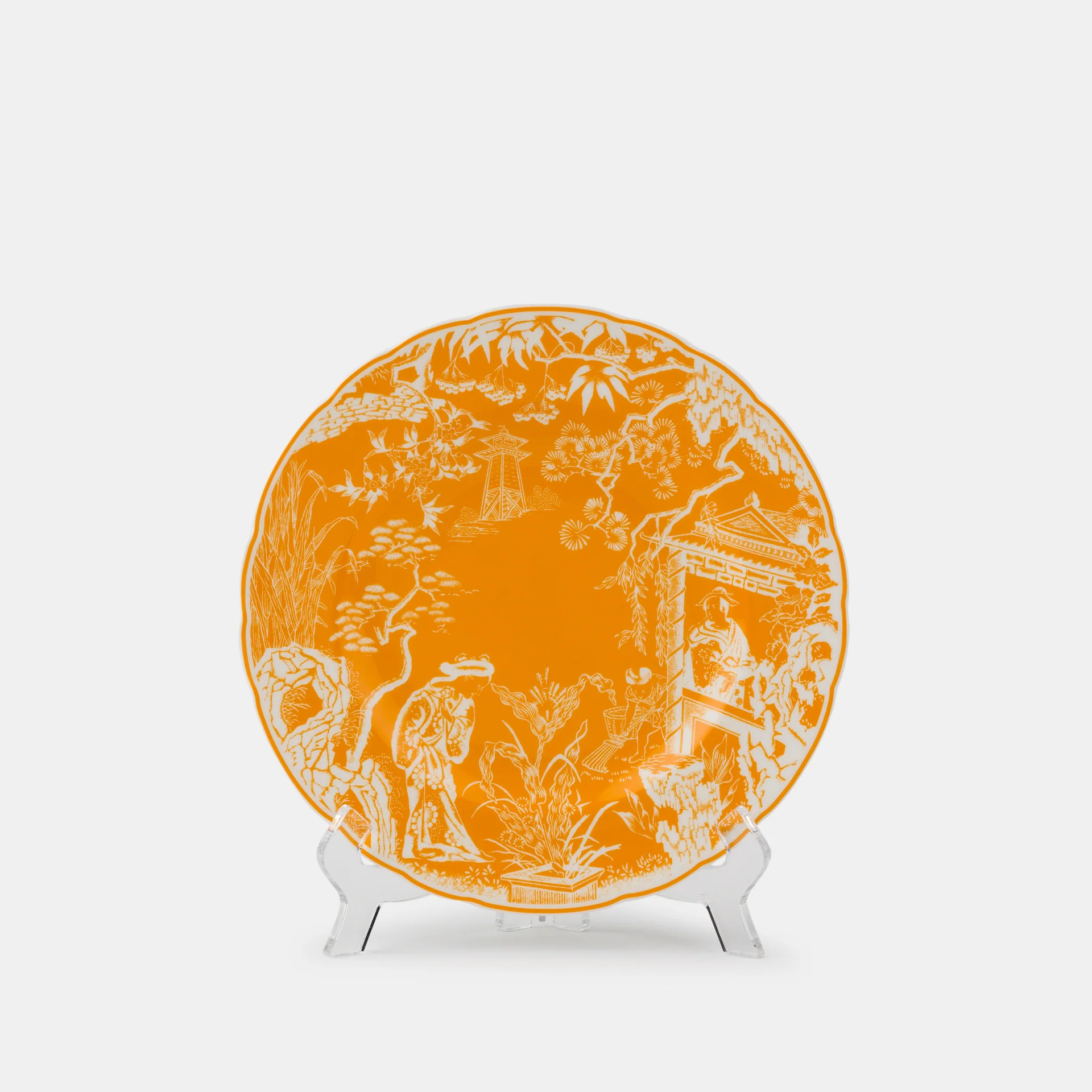 Royal Crown Derby for Biltmore Floral Asian Salad Plate - Image 2