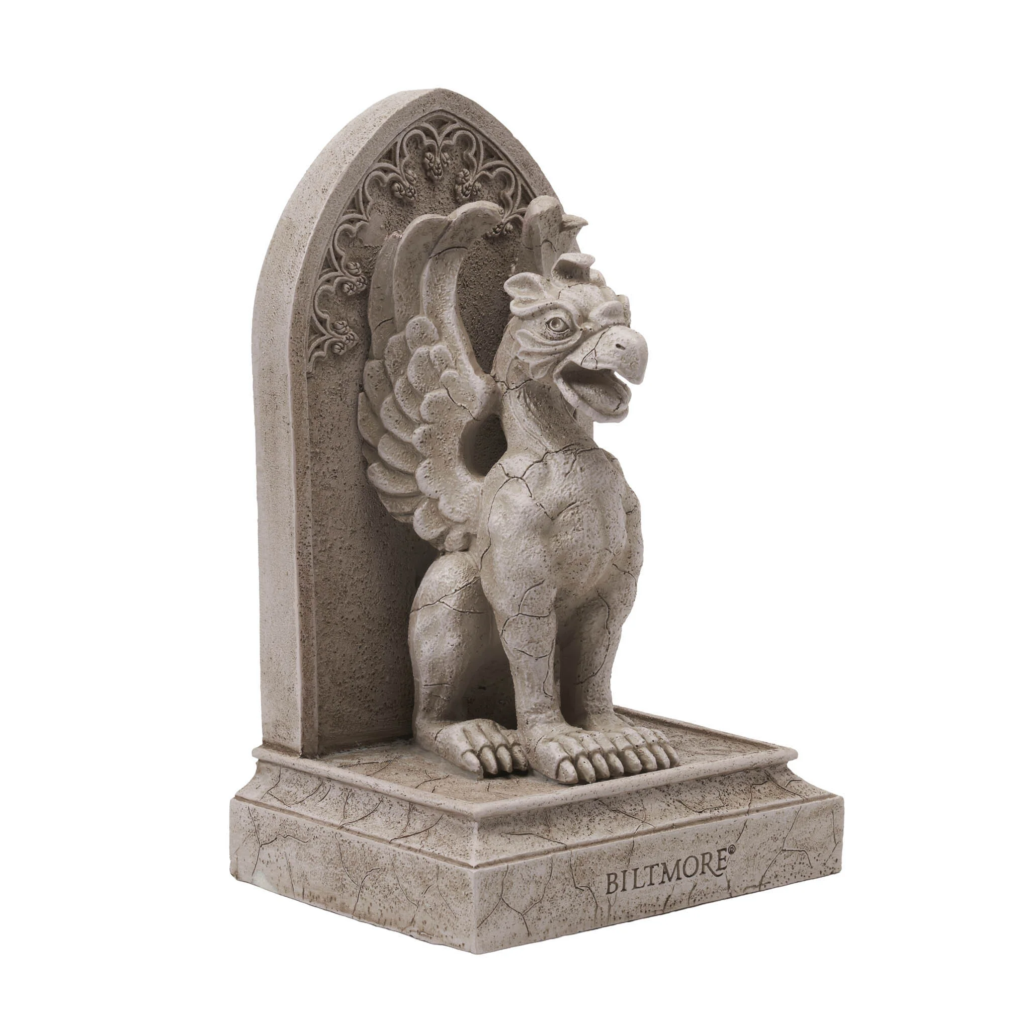 Winged Gargoyle Concrete Bookend